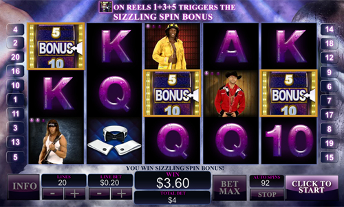 chippendales slot reel view