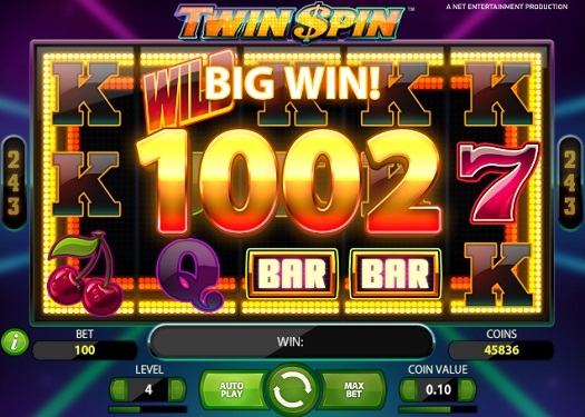 big win at twin spin slot