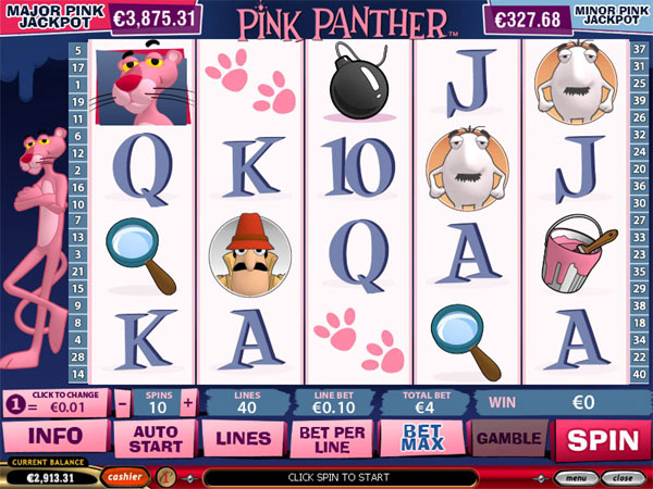 the pink panther slot