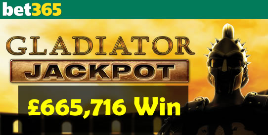 gladiator jackpot win