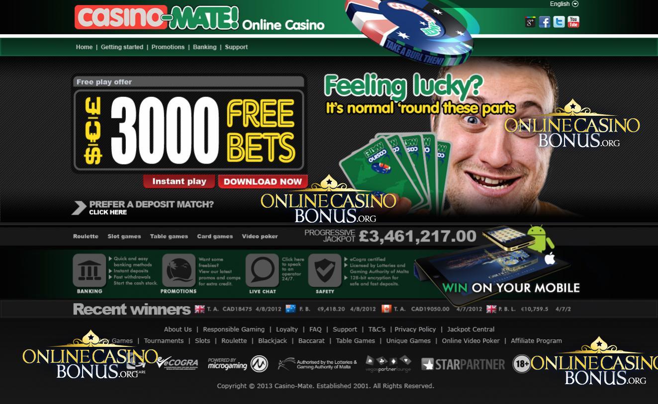 игровые автоматы Casino MATE $10
