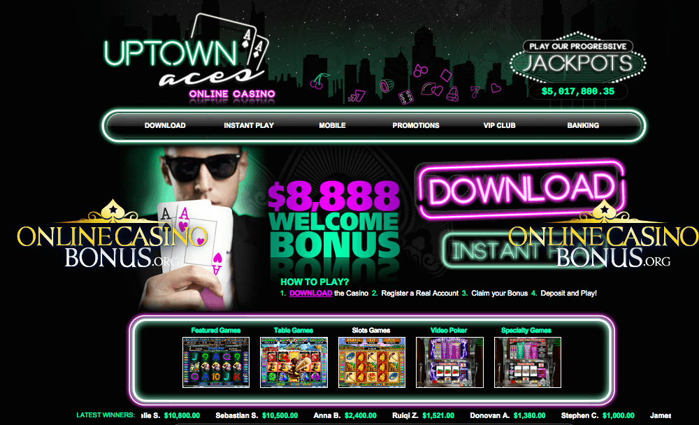Uptown aces casino online