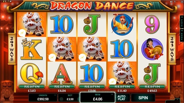dragon dance slot screenshot