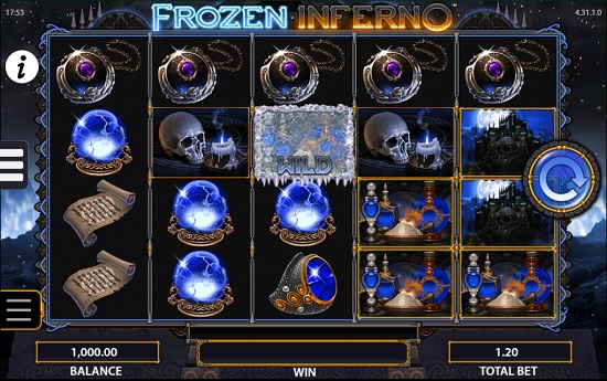 frozen inferno slot screenshot big