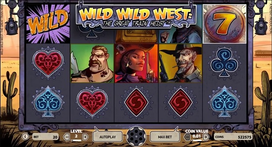 wild wild west slot screenshot big