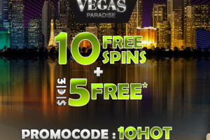10 ND Free Spins at Vegas paradise